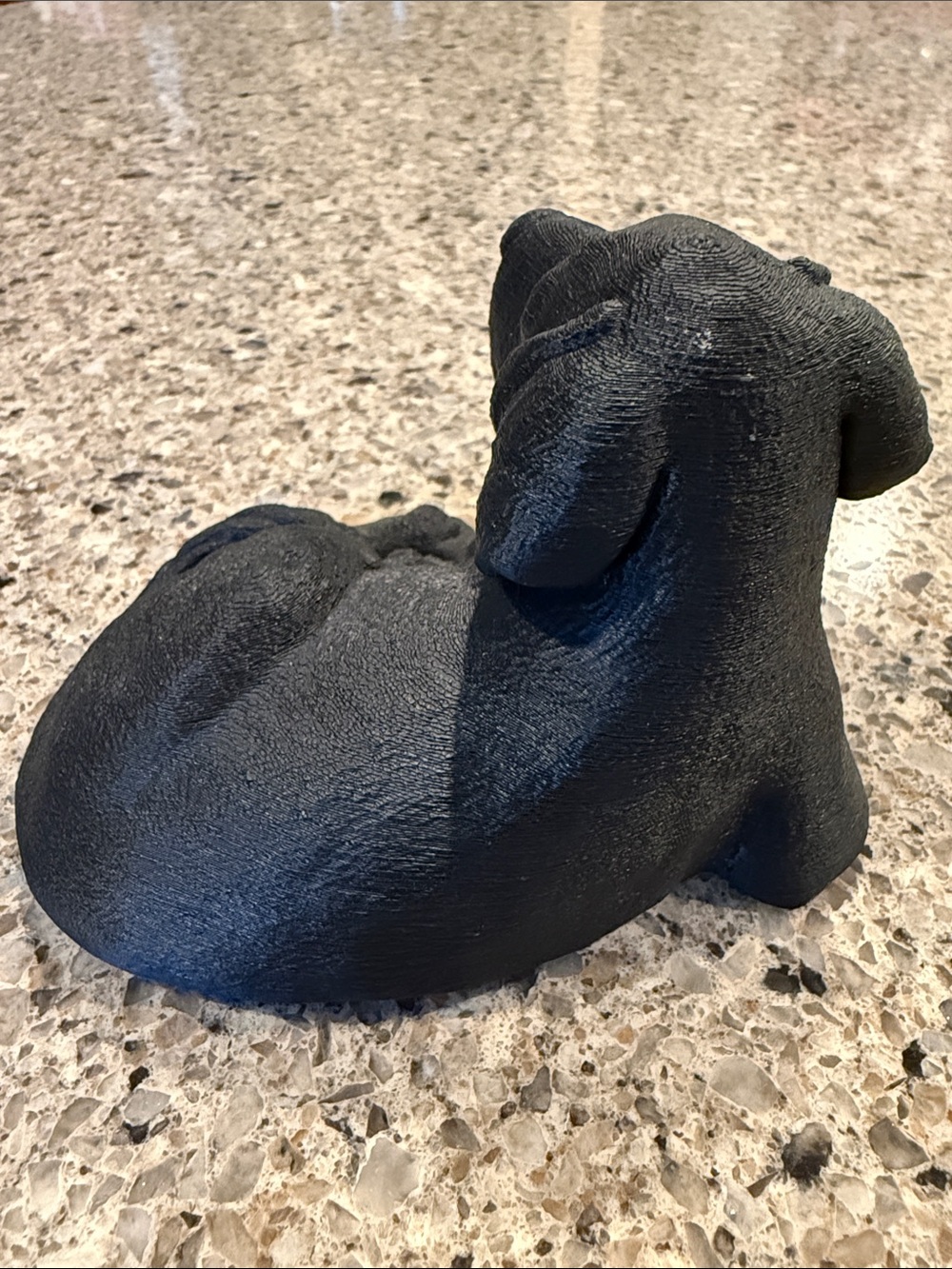 Black Labrador Retriever Decorative Dog 3D Printed Figurine - Cake Topper - Picture 5 of 12